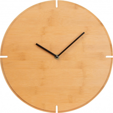 Logo trade corporate gift photo of: Wall Clock HAMPTON