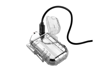 Logo trade promotional merchandise picture of: Electrical lighter CALBUCO Schwarzwolf