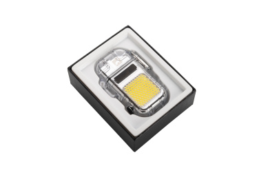 Logotrade advertising products photo of: Electrical lighter CALBUCO Schwarzwolf