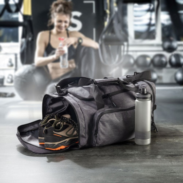 Logo trade corporate gifts image of: Travel and sport bag ARARAT Schwarzwolf