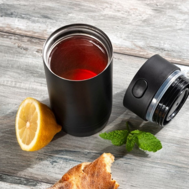 Logo trade promotional product photo of: Thermo mug ADRASAN 240 ml Schwarzwolf