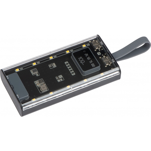 Logo trade promotional gifts image of: Power bank 10 000 mAh DARWIN