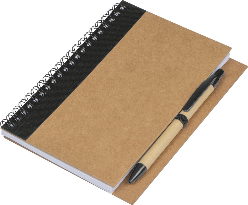 Logo trade advertising products picture of: Spiral notebook Ravenna