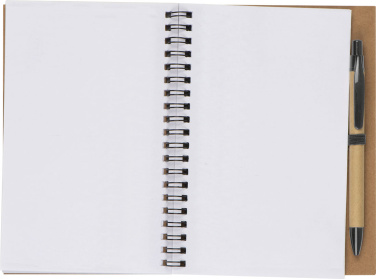 Logo trade promotional merchandise image of: Spiral notebook Ravenna