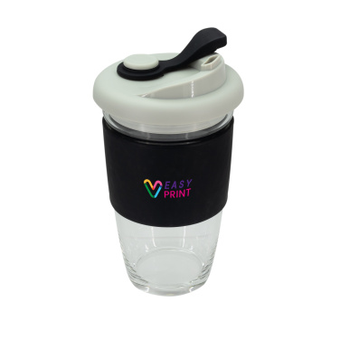 Logotrade promotional products photo of: Glass coffee cup 424 ml