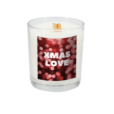Logotrade promotional gift picture of: Soy candle 190g Christmas love