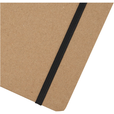 Logotrade promotional item image of: Holm A5 stone paper hard cover notebook with lined pages