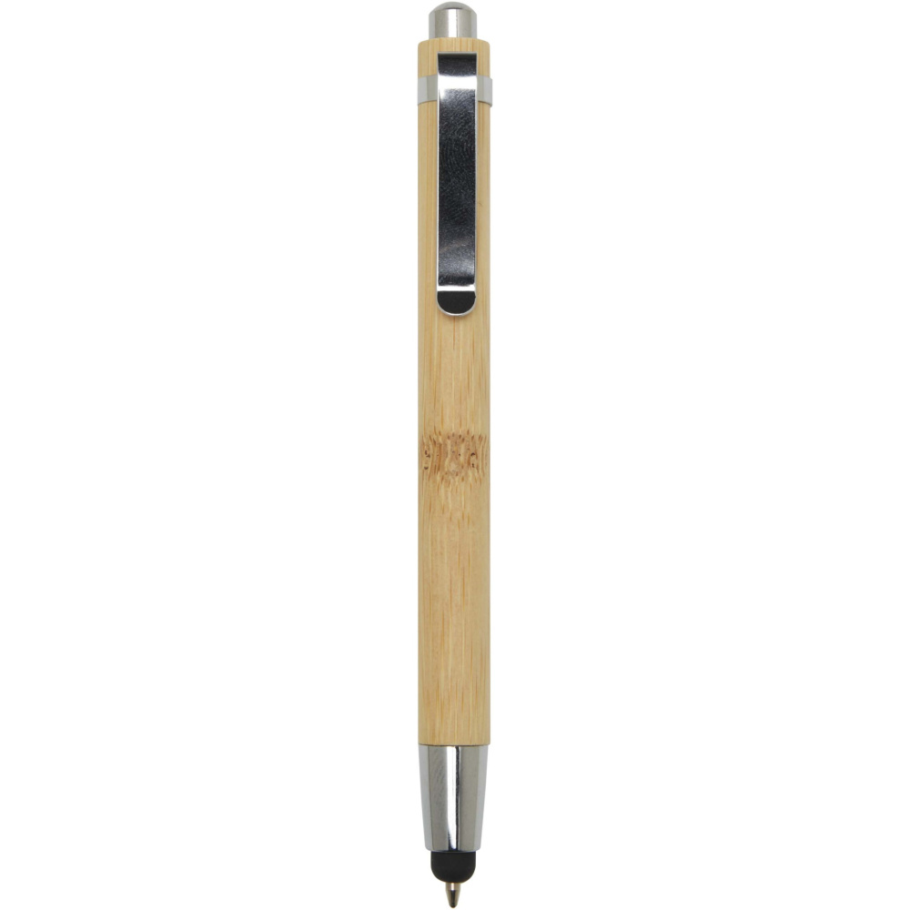 Logo trade promotional merchandise picture of: Elm bamboo ballpoint pen