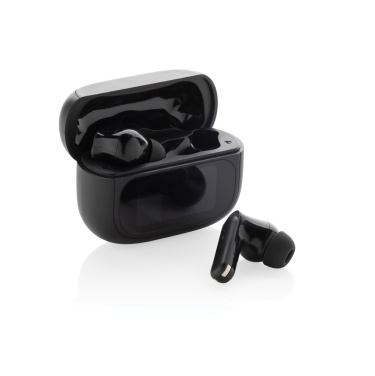 Logotrade promotional merchandise picture of: Airtune RCS recycled plastic ANC earbuds with touch screen