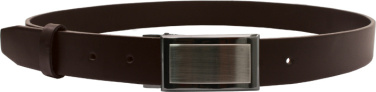Logo trade advertising products image of: Leather belt 711035000