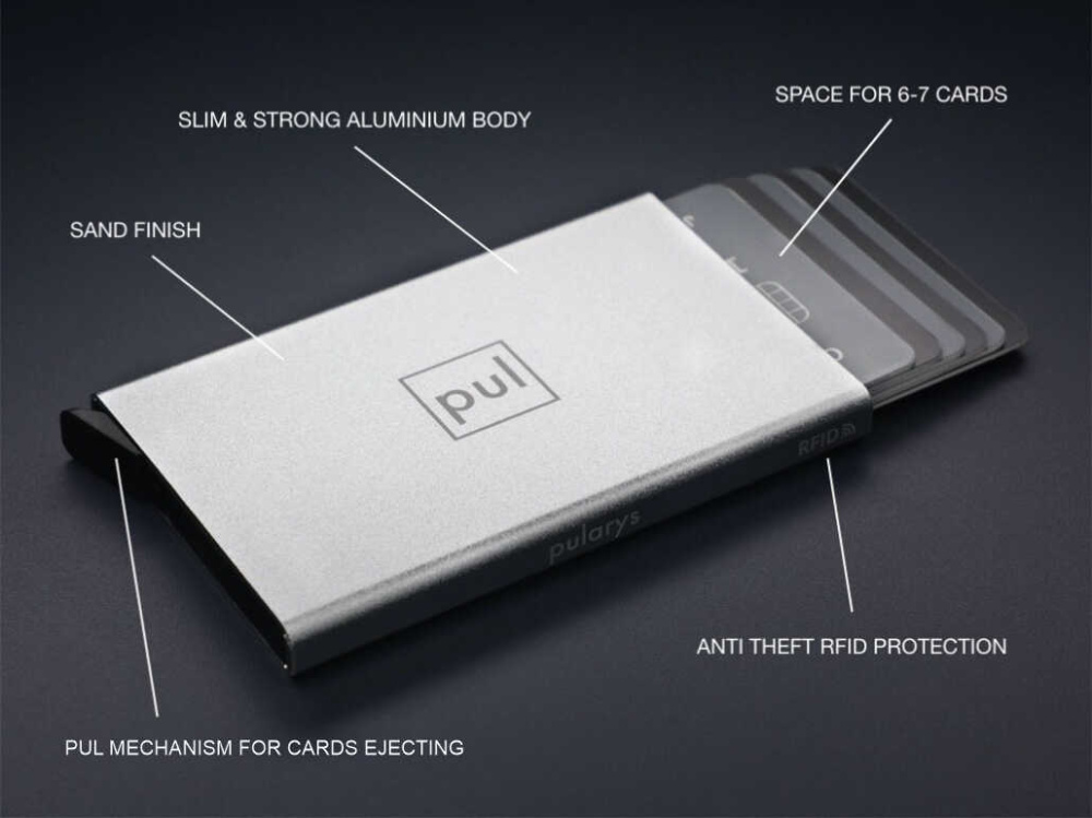 Logo trade business gift photo of: RFID credit card holder 94410800