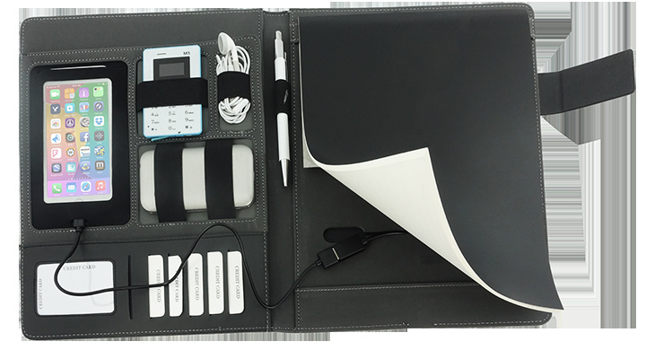 Logo trade promotional giveaways image of: Power Bank Folder 89309100