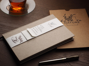 Logo trade corporate gift photo of: Recycled Tea Notebook 209734000