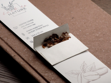 Logo trade corporate gifts image of: Recycled Coffee Notebook 209733900