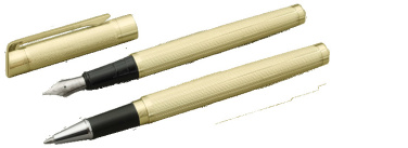 Logo trade corporate gifts image of: MACBETH pen set 98203600