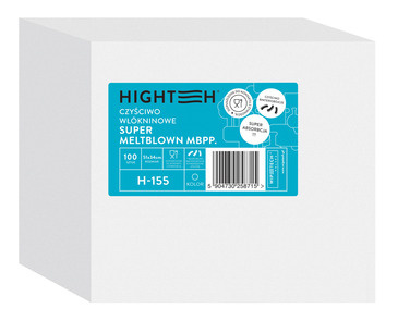 Logo trade promotional merchandise photo of: Super MELTBLOWN H-155 non-woven cleaning cloth (carton of 100 leaves) 144821200