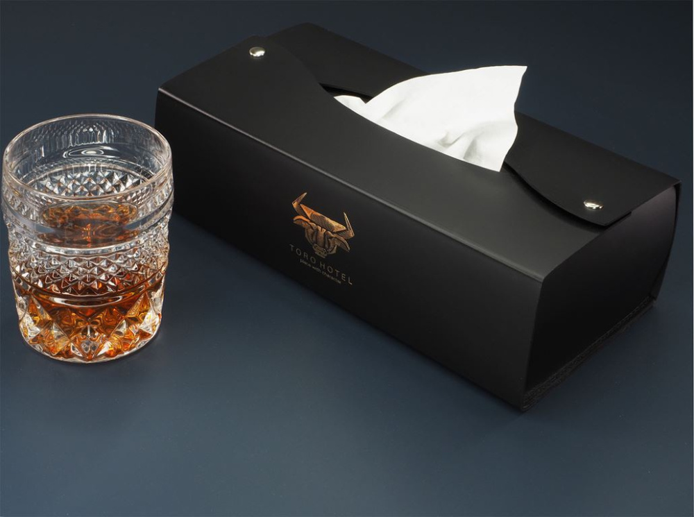 Logo trade promotional items image of: Tissue box 1156094