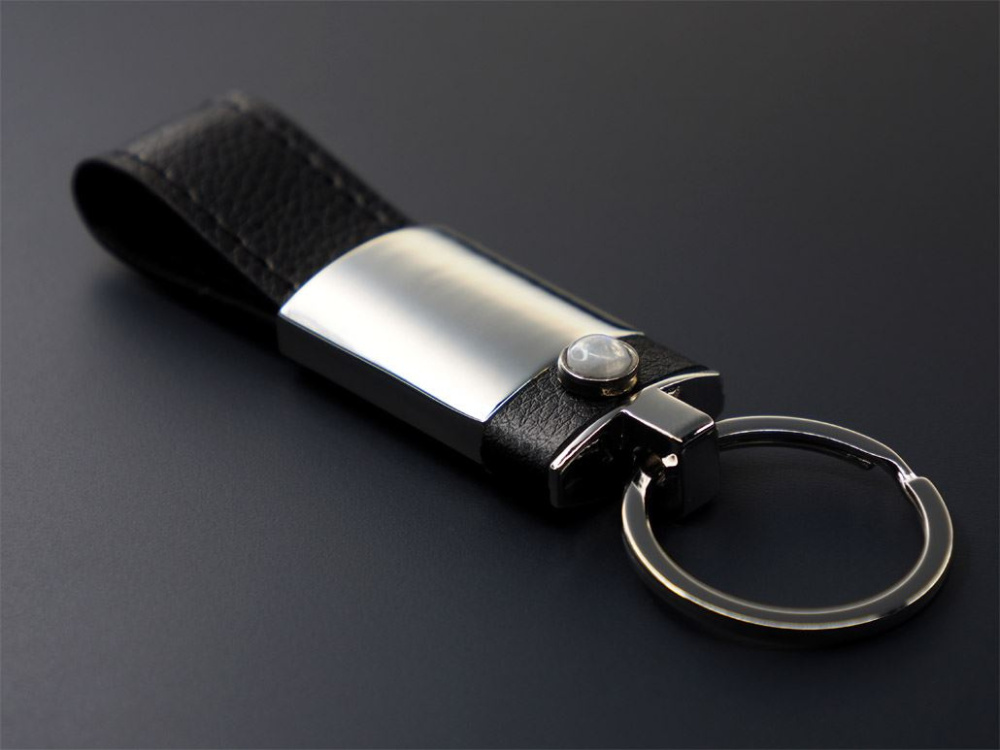 Logotrade promotional gift picture of: Moonstone Keyring 1295095
