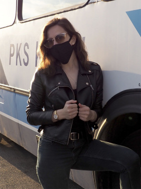 Logotrade promotional giveaway picture of: VENUS PRO cotton face mask with a pocket an HEPA filter 1378165