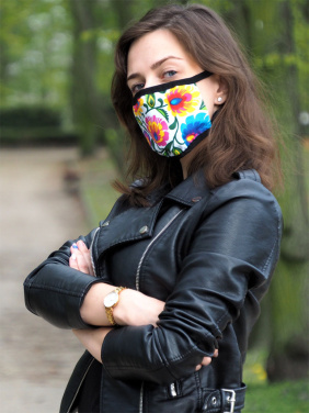 Logo trade business gifts image of: MARS PRO cotton mask (size M) with pocket and HEPA filter 1380165