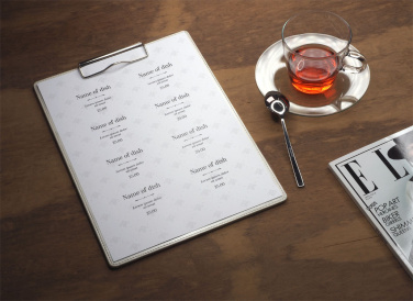 Logo trade promotional giveaways image of: Clipboard menu 1122119