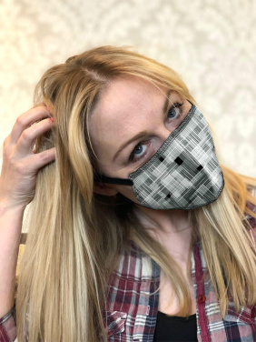 Logotrade corporate gift image of: ZEFIR cotton face mask 1400165