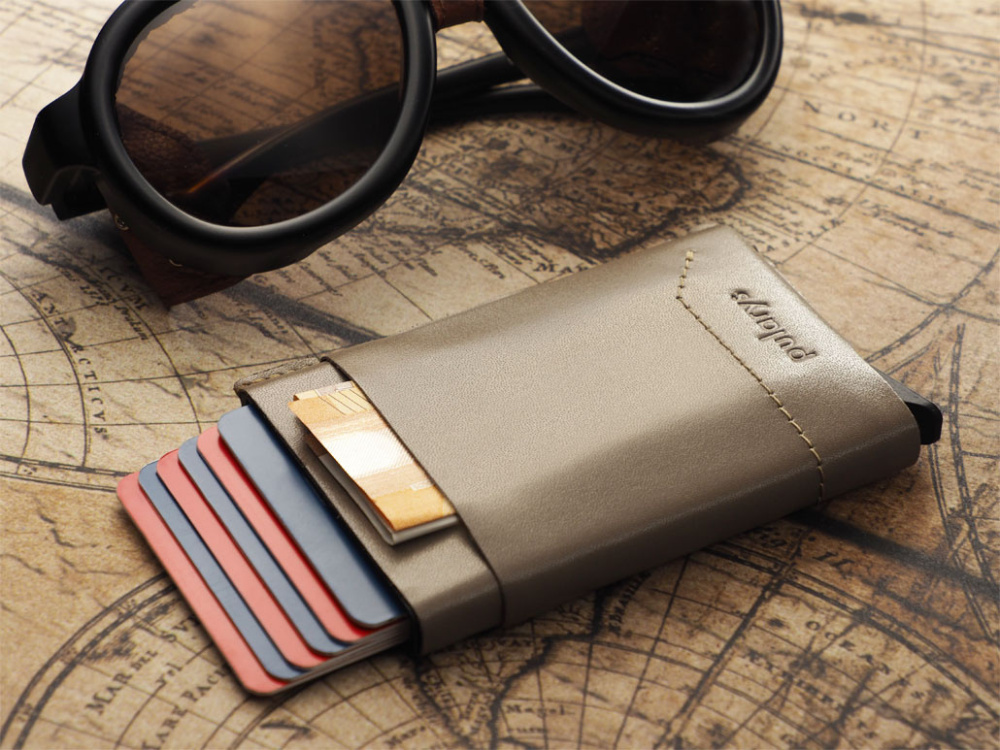 Logo trade advertising products image of: RFID wallet 593131