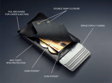 Logo trade promotional giveaways image of: RFID wallet 545131