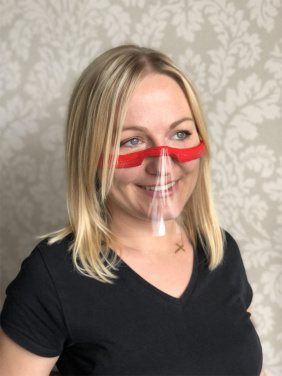 Logo trade advertising products picture of: KALIPSO clear face shield-mask for mouth and nose 1447162