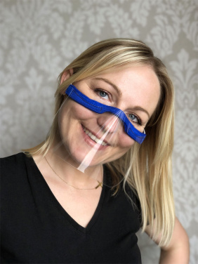 Logo trade promotional products picture of: KALIPSO clear face shield-mask for mouth and nose 1447162