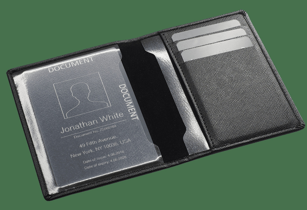Logo trade promotional merchandise picture of: Document wallet 889113