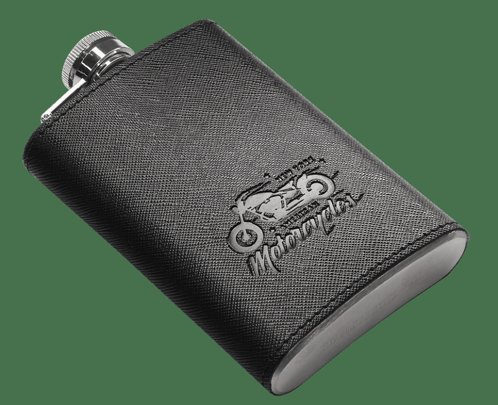 Logo trade advertising products image of: Hip flask 426113