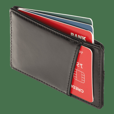 Logo trade corporate gifts image of: Credit card holder 215067
