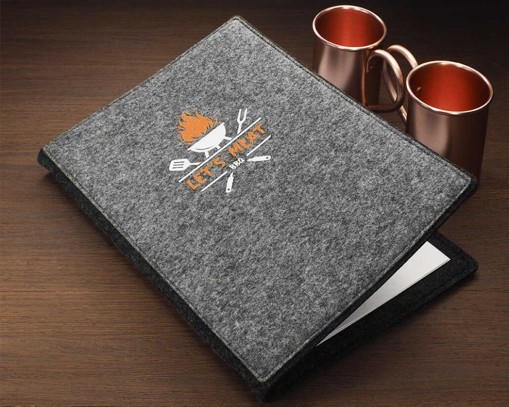 Logo trade promotional giveaway photo of: Menu cover Ambiente 1643246