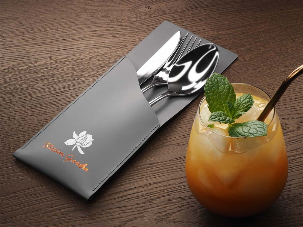 Logo trade promotional gifts image of: Cutlery case 1598094