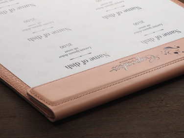 Logo trade business gift photo of: Menu cover 1241281