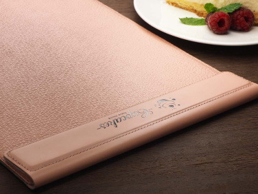 Logo trade corporate gifts image of: Menu cover 1241281