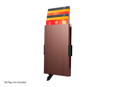 Logotrade advertising products photo of: RFID credit card case with holder for AirTag 2163155