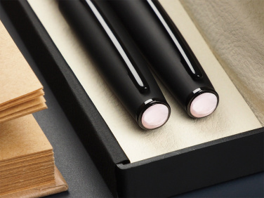 Logotrade business gift image of: Opal stone Pen set 1286036