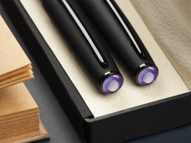 Logotrade promotional products photo of: Amethyst Pen set  1288036