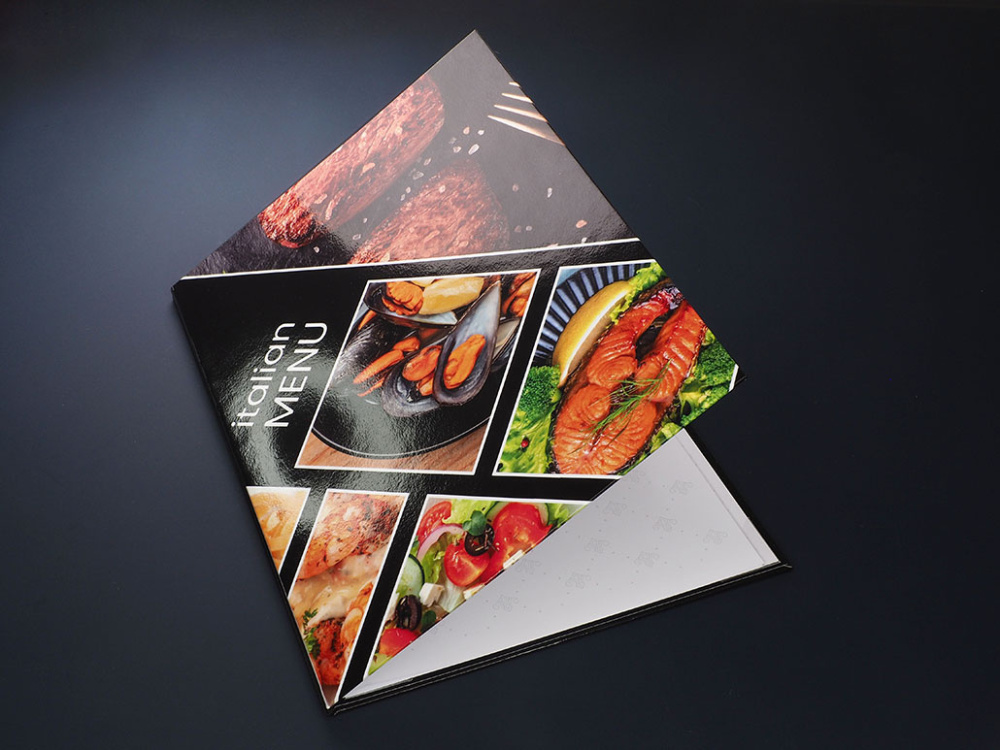 Logo trade promotional giveaway photo of: Menu cover 1824117