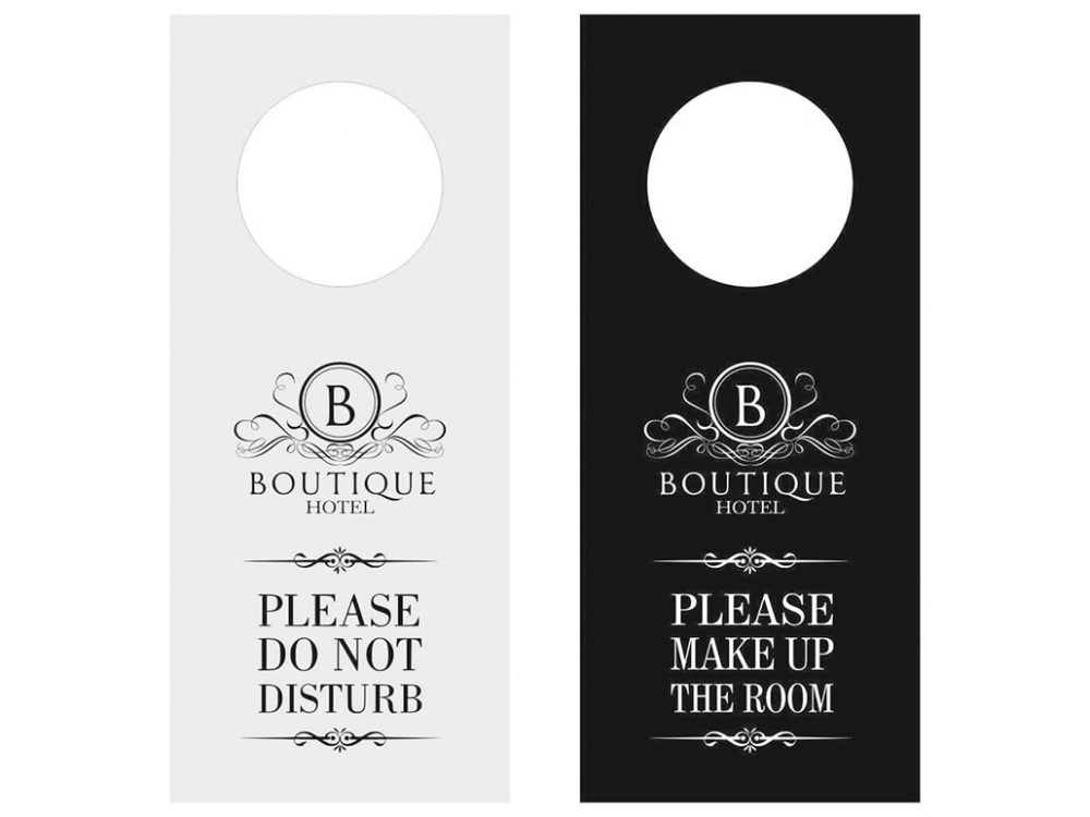 Logo trade promotional items image of: DND door sign 1007117