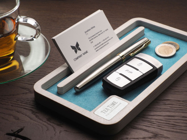 Logo trade promotional merchandise picture of: Wooden desk organiser 1818121