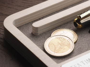 Logo trade promotional gifts picture of: Wooden desk organiser 1818121