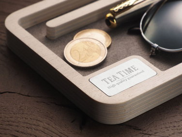 Logo trade promotional items image of: Wooden desk organiser 1818121