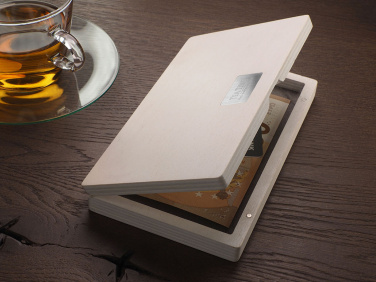 Logo trade promotional giveaways picture of: Wooden bill box 1816121