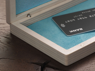 Logo trade advertising products image of: Wooden bill box 1816121