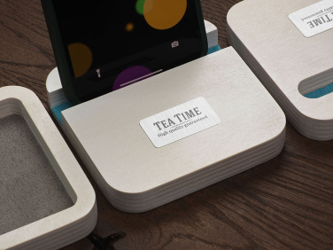 Logo trade promotional product photo of: Wooden telephone stand 1847121