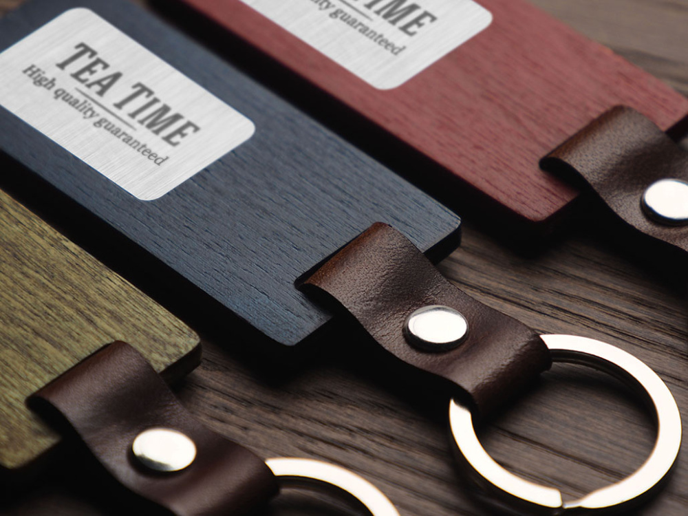 Logotrade corporate gifts photo of: Wooden keyring 1853121