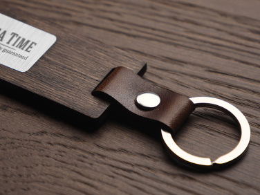 Logotrade promotional gift picture of: Wooden keyring 1853121